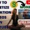 How To Monetize Meditation and Relaxing Music Video Channels