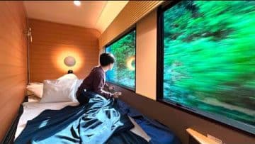 Riding on Japan’s First Class Overnight Train | West Express Ginga Premier