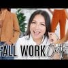 5 WORK OUTFIT IDEAS *Fall Office Style + Close Essentials for Fall* | LuxMommy