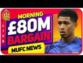 BELLINGHAM Bargain Deal! GAKPO & TIMBER Still Targets! Man Utd News