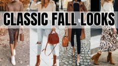 Classic Fall Outfit Ideas for Women Over 40 | Autumn Looks that Will Never Go Out of Style
