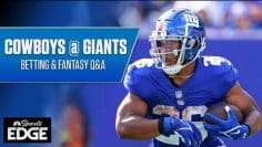 Dallas Cowboys vs. New York Giants Betting and Fantasy Q&A | NBC Sports EDGE | NFL on NBC