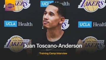 Day 1 was much better than I anticipated – Juan Toscano-Anderson describes his 1st Lakers practice