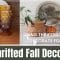 Decorating for fall with thrifted items | Thrifted fall decor | Little Blessed Nest