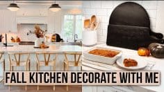 Fall Kitchen Decorate With Me 2022 | Minimal and Neutral Home Decor