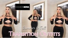 FASHION NOVA | Summer to fall transition Outfits | Soo Sofia
