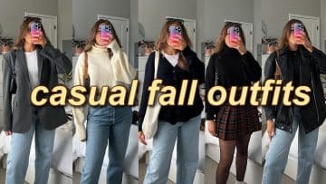 15+ CASUAL FALL OUTFITS | comfy + casual fall outfit ideas (2022 fall fashion trends) | lookbook