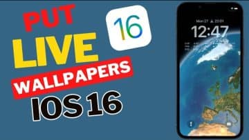 How To Put Live Wallpaper On iPhone iOS 16 !! How To Setup Live Wallpapers On iPhone iOS 16