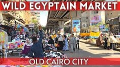 Khan el-Khalili Bazaar in Cairo Egypt Walking Tour 2022 4K