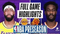 LA Lakers vs Phoenix Suns Full Game Highlights | NBA Preseason 2022 | NBA 2K23 PS4